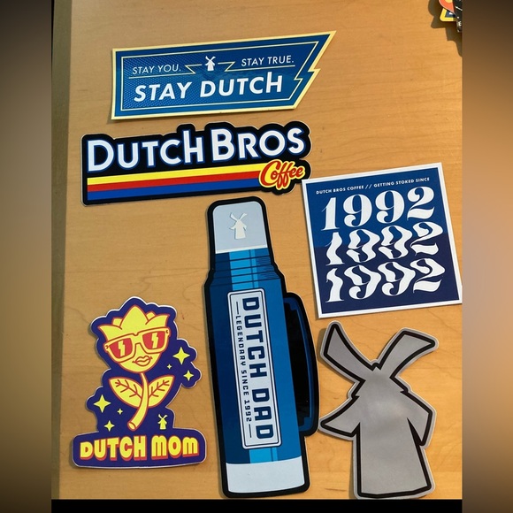 Zombie, Christmas, Arizona Rare Hard to Find Dutch Bros Stickers Mystery Bundle - Picture 4 of 16